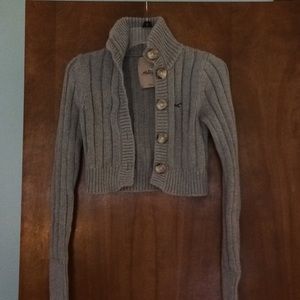 Size large Hollister crop sweater